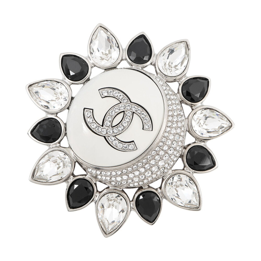 Chanel Brooch Coco Mark Sun Rhinestone C22 C AB7728 CHANEL BROACH